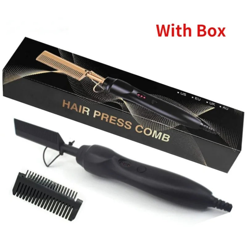 2 in 1 Hot Comb Hair Straightener
